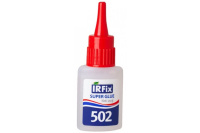 Клей цианакрилат секундный Super Glue 502 бесцветный, IRFIX (20гр)