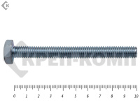 Болт полная резьба, цинк DIN933 6х100 пр.8,8 (3кг)
