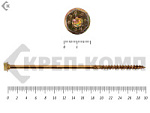 Саморезы по дереву желтые, шестигранные Torx 12х300 мм ПРОФИ HIMTEX (25 шт) – фото