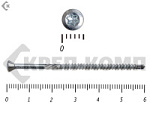 Саморезы для паркета со сверлом (CFB) 3,2х60 мм (200 шт) Белый цинк – фото