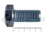 Болты DIN 931, с неполной резьбой, цинк, 24х 50 мм, пр.8.8 (19,2 кг/70) – фото