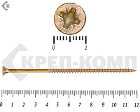 Саморез желтый цинк POZY 5х120 (1000шт)