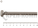 Болты с полной резьбой, нержавеющие DIN933 А2 8х100 "МОСКРЕП" (50 шт) – фото