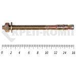 Анкер клиновой, желтый цинк 12х160 (25шт) – фото