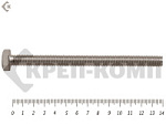 Болты с полной резьбой, нержавеющие DIN933 А2 8х140 "МОСКРЕП" (50шт) – фото