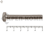 Болты с полной резьбой, нержавеющие DIN933 А2 4х 50 "МОСКРЕП" (500 шт) – фото