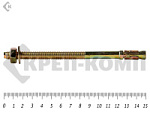 Анкер клиновой  8х150, желтый цинк (30шт) – фото
