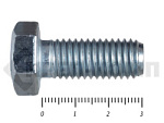 Болты DIN 931, с неполной резьбой, цинк, 12х 30 мм пр.8.8 (25 кг/583) – фото