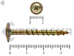 Саморезы с прессшайбой по дереву HIMTEX, Wood-Plate 3.8х35 мм (500 шт) – фото