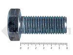 Болты DIN 931, с неполной резьбой, цинк, 24х 60 мм пр.8.8 МОСКРЕП (20 кг/60) – фото