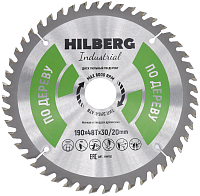Диск пильный по дереву 190*30/20*48Т Hilberg Industrial (1 шт)