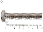 Болты с полной резьбой, нержавеющие DIN933 А2 10х 80 "МОСКРЕП" (50 шт) – фото