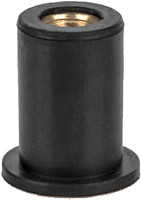 Заклепка резьбовая, неопреновая М5 L 14,1 цилиндрический бортик, МОСКРЕП (50шт)