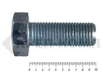 Болты DIN 931, с неполной резьбой, цинк, 36х100 мм, пр.8.8 (25 кг/20) – фото