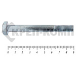 Болты DIN 931, с неполной резьбой, цинк, 10х 90 мм пр.8.8 МОСКРЕП (30 шт/2.0) – фото