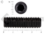 Винт установочный с внутр.шестигранником DIN 913 8х40 пр.12.9 тупой конец, черный МОСКРЕП (100шт.) – фото