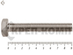 Болты с полной резьбой, нержавеющие DIN933 А2 10х 90 "МОСКРЕП" (50 шт) – фото